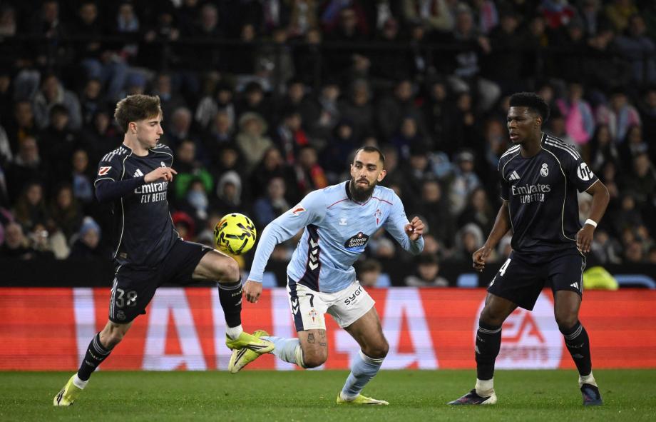 [图]西甲-巴尔韦德补时绝杀 皇马2-1塞尔塔止两连败